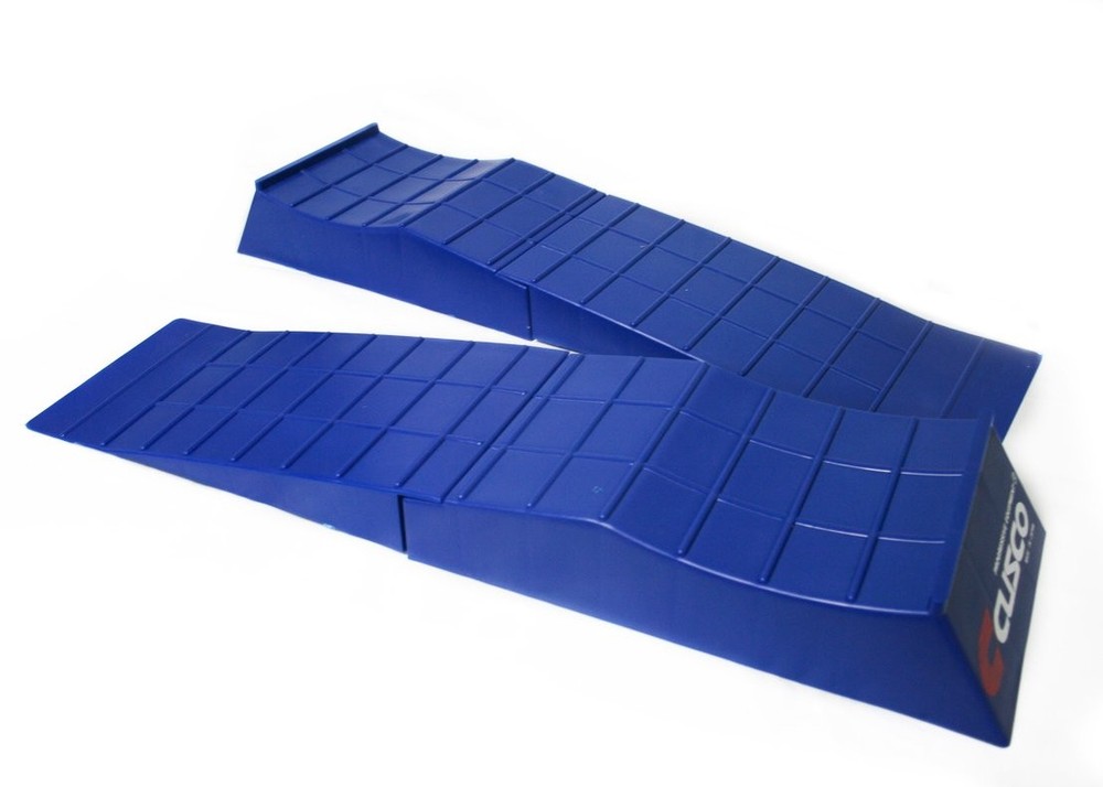 Cusco A517 SL99 Jack Assist Ramp Set Low Down Slope, 2 Pcs Separate Type Blue
