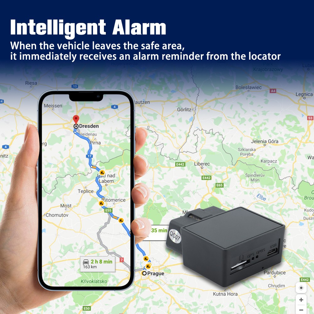 Labwork GPS Tracking Device GT08 - OBD Tracker 4G-LTE for Android and iPhone