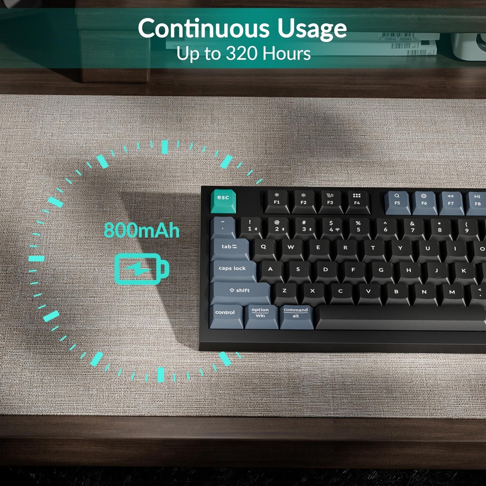 B31 Wireless Silent Keyboard, 75% Layout Quiet Typing Custom Programmable, 2....