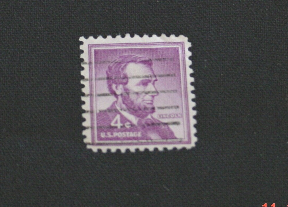 RARE LINCOLN - 4 CENT U.S. POSTAGE STAMP