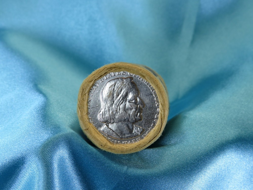 $10 ROLL HALF DOLLAR ROLL STONE MOUNTAIN END / COLUMBUS END BIN HF22