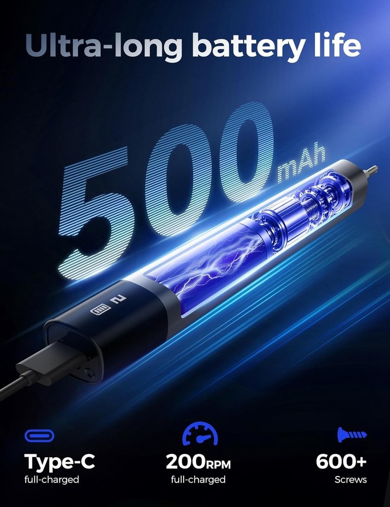 Precision Electric Screwdriver Set with 80 Bits - Perfect for Electronics Repair