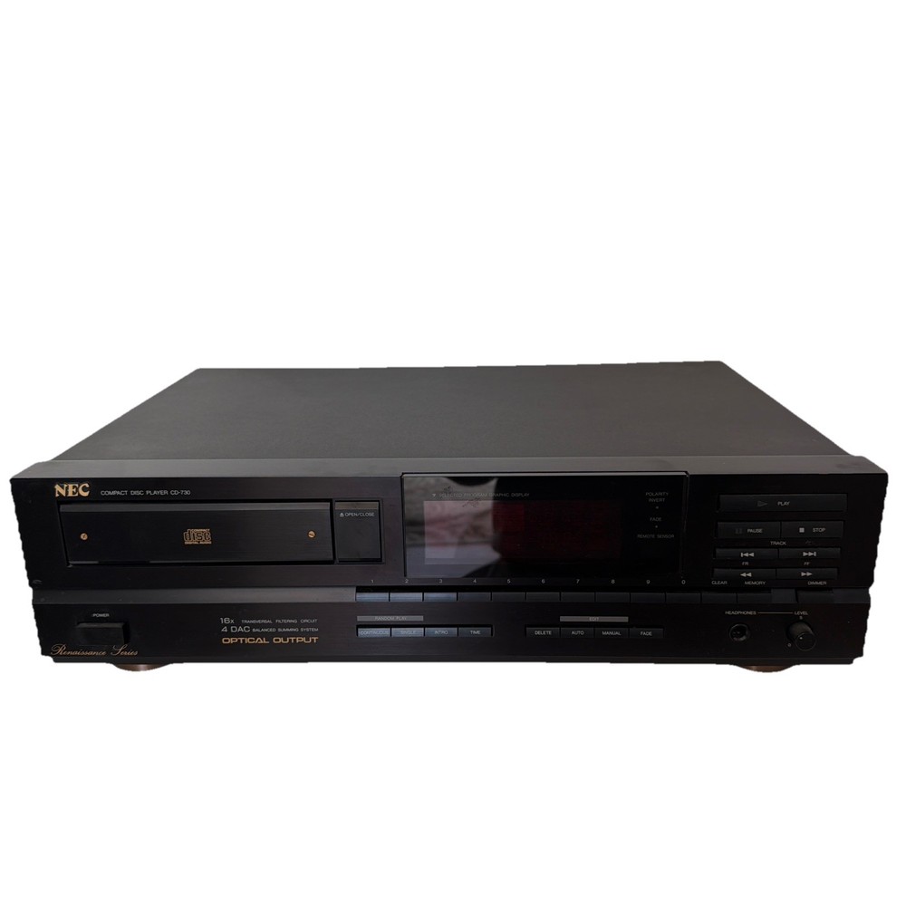 Vintage NEC CD-730 Renaissance Version 4 DAC Compact Disc Player Digital- MINT