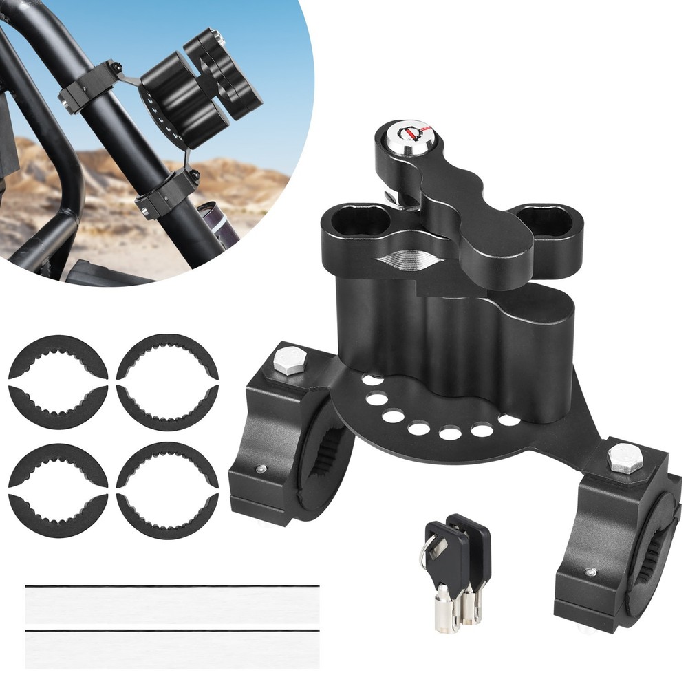 Pack Mount Locking Fuel Pack Mount With Locks Hardware Bracket For ATVs UTVs