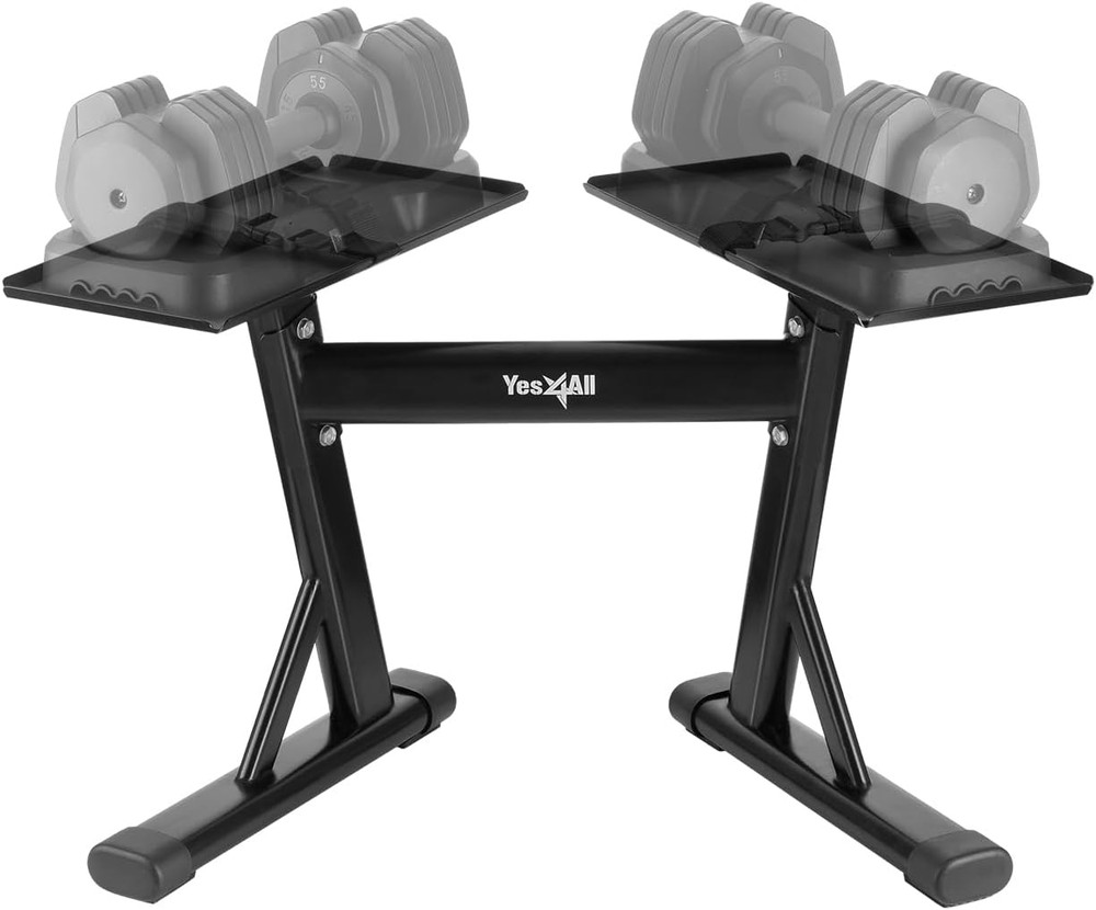 Adjustable Dumbbell Stand - 160 Pound Capacity, Spotter Rack & Weight Rack with