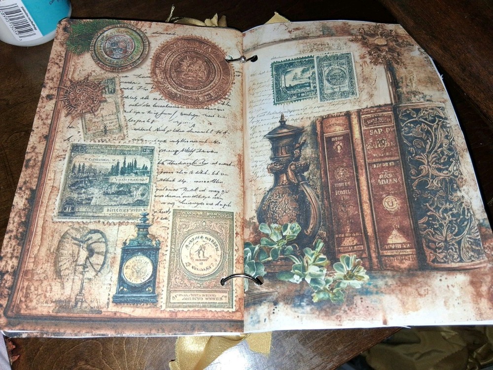 Vintage Elegance Junk Journal Scrapbook