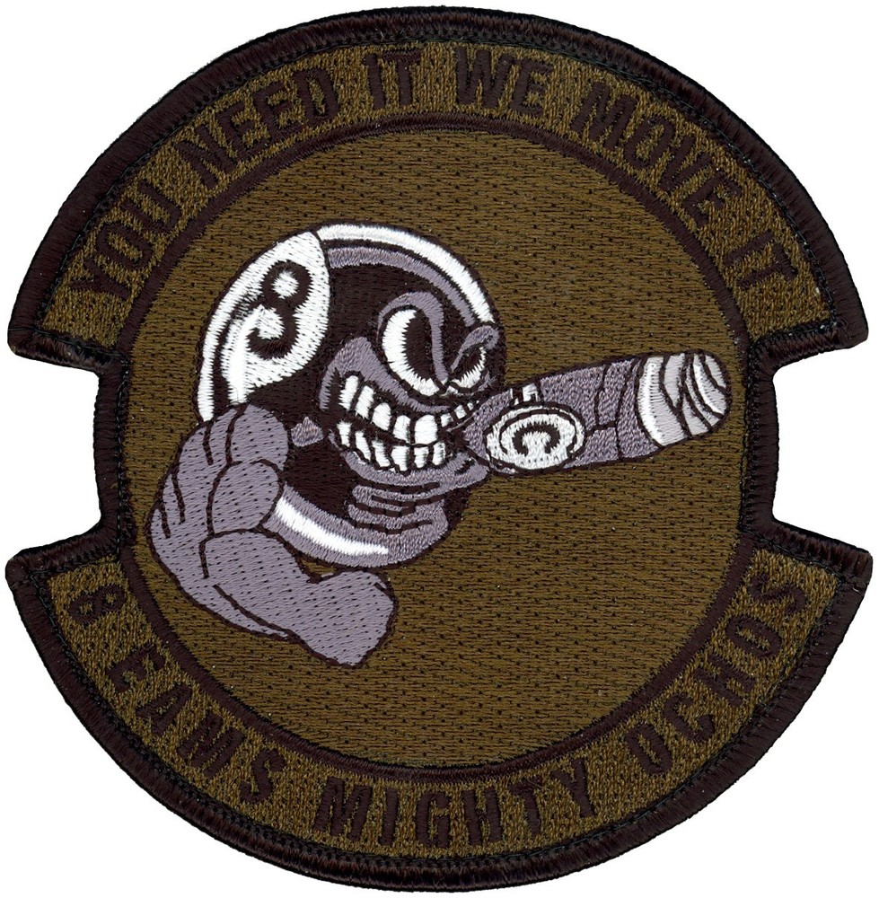 USAF 8th EXPEDITIONARY AIR MOBILITY SQUADRON MIGHTY OCHOS PATCH - OCP
