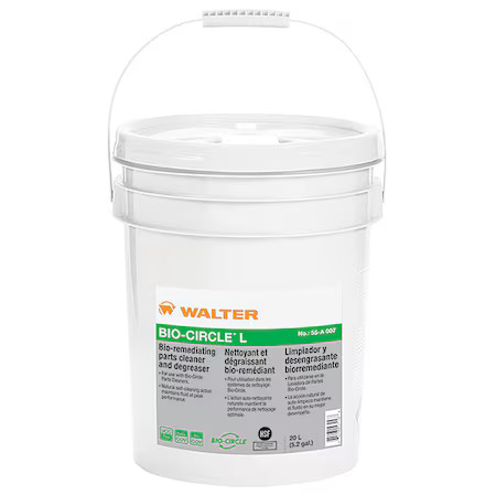 Walter Surface Technologies 55A007 Parts Washer Clean Solution, 5.2 Gal