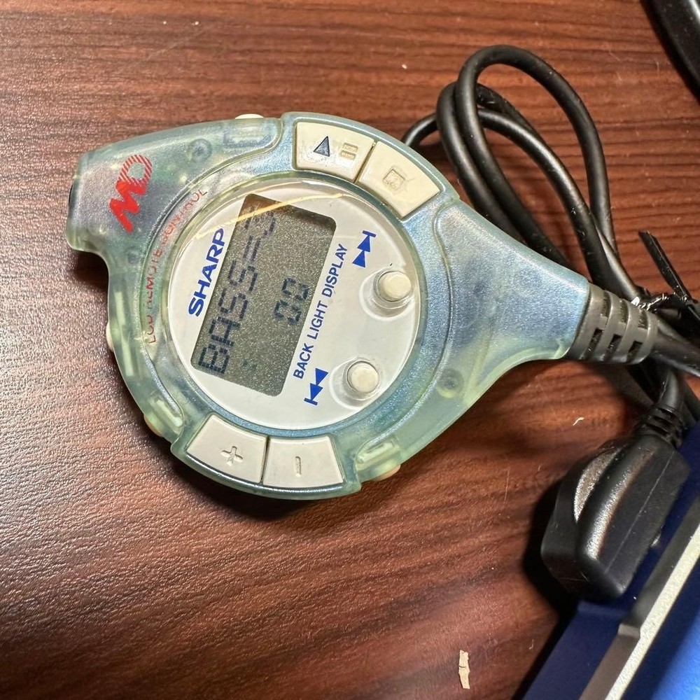 SHARP MD-ST501-A Portable MD Player 5538 From Japan