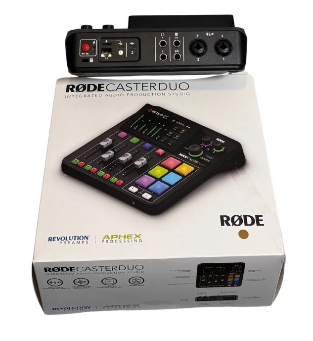 Rode RODECaster Duo Streaming Mixer and PodMic PSA 1+ Bundle
