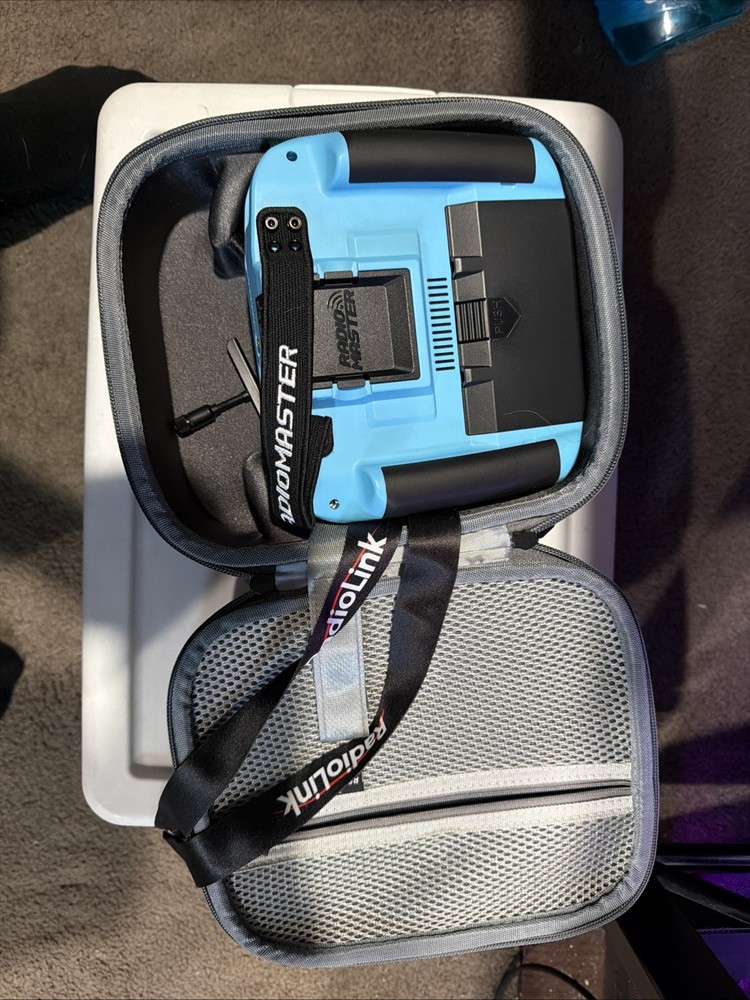 RadioMaster Boxer Crush ELRS AG01 Hall Sensor Remote Controller Blue Case/Strap