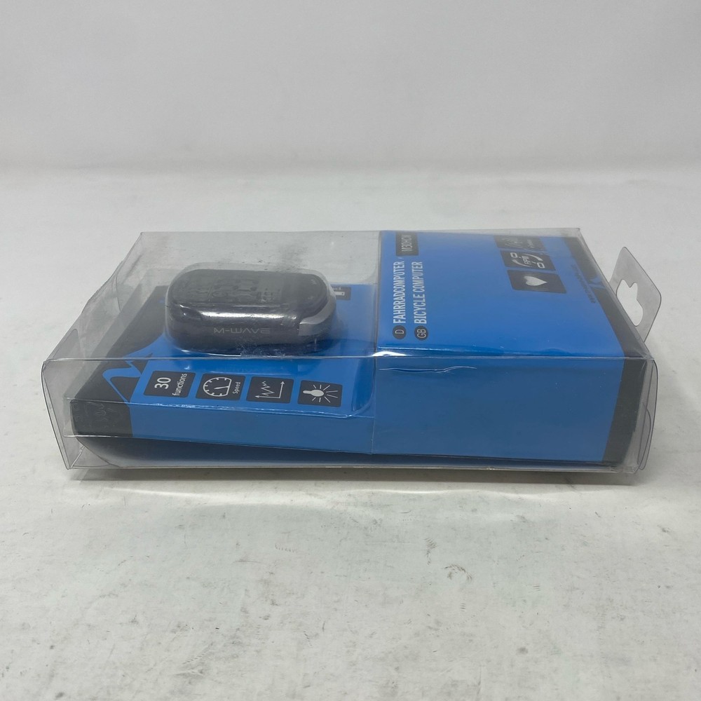 M-Wave M30HCW Wireless Bicycle Computer Black, HR/Cadence Capable