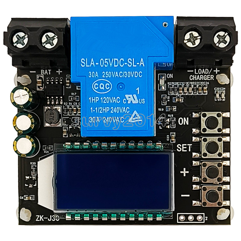 ZK-J30 Li-ion Battery Charging Module Bidirectional Current Test 6-60VDC 30A