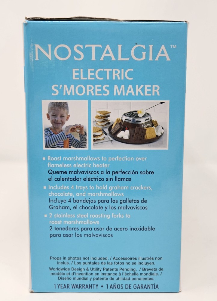 Nostalgia Electric S'mores Maker Model #NSM201BR
