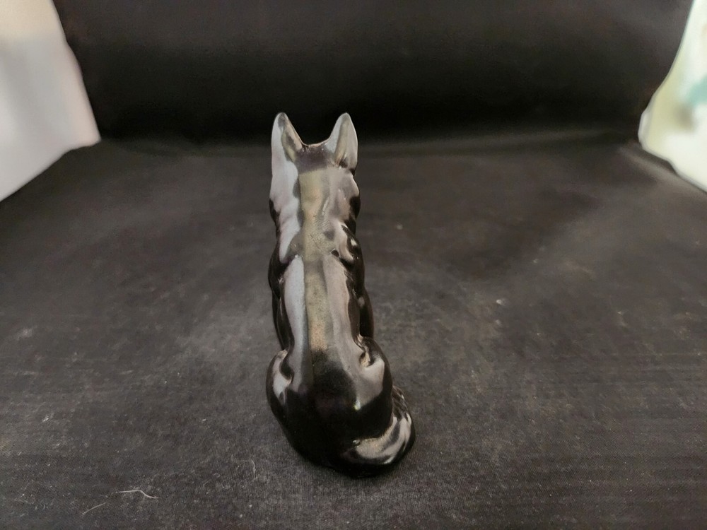 Vintage German Shepherd Sitting Figurine