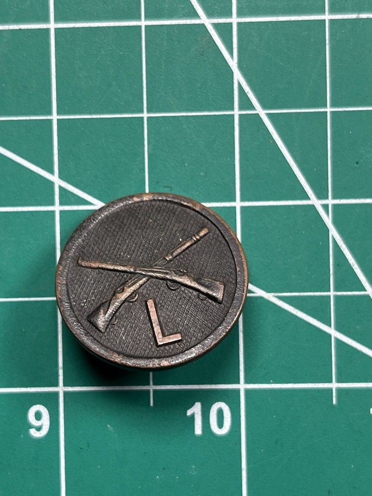 WWI US Army Infantry L Company Disk Disc