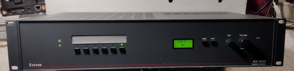 Extron MLS 506SA RGB Component 6 Input Switcher Tested! INCLUDES POWER CORD
