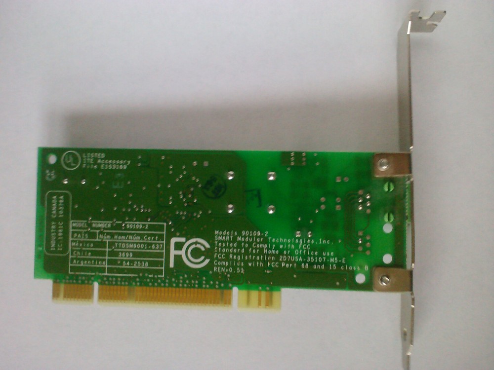 SMT (Smart Modular Tech) 90109-2 HP 5187-4317 Agere Win Modem TESTED & WORKING