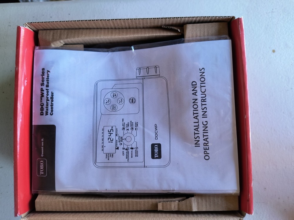 Toro DDCWP 4 Station 9V Battery Operated Controller (DDCWP-4-9V) - FREE SHIP!