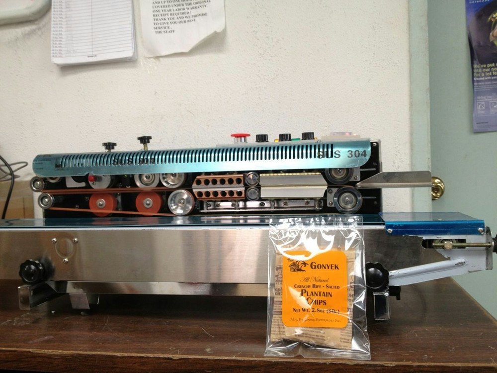 USA STOCKED FRD-1000 HORIZONTAL BAND SEALER & INK CODER MACHINE