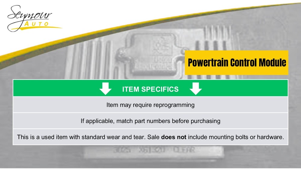 Engine ECM Bag With Side ab Fits 2002-2005 SONATA OEM