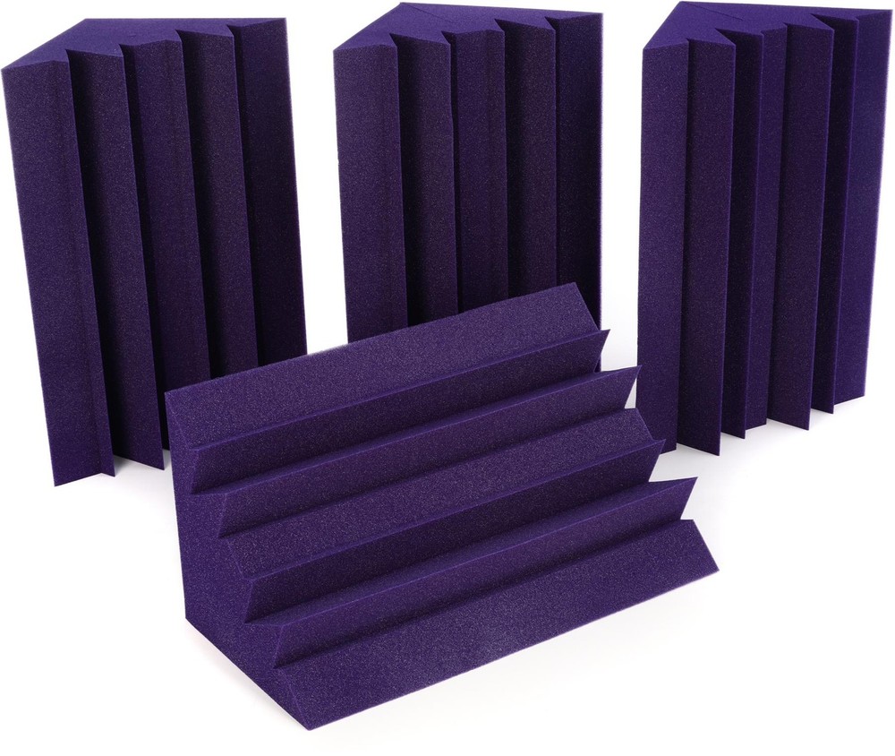 Auralex LENRD Studiofoam Bass Traps 4-pack - Purple