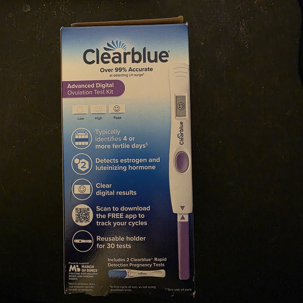 Clearblue Advanced Digital Ovulation Test Kit - (30 + 2) Tests Expire 6/2027