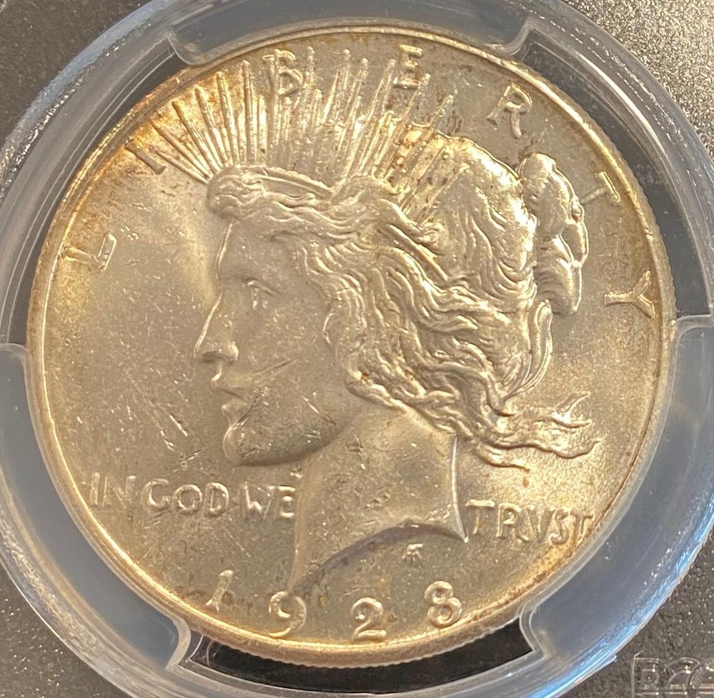 1928 Peace Dollar PCGS MS-62