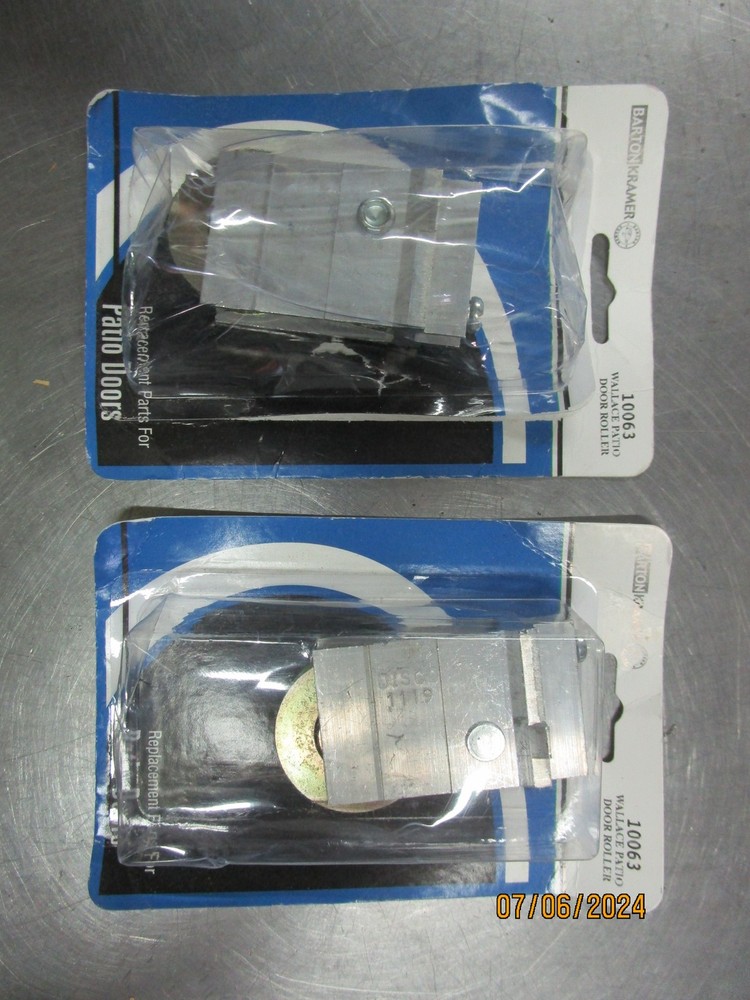 2 Barton Kramer 10063 Wallace Patio Door Roller NOS