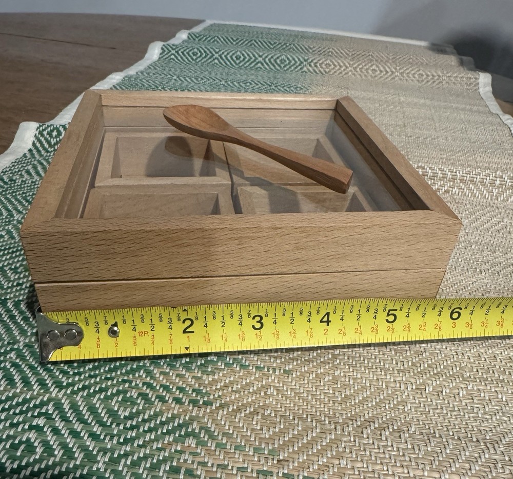 Wooden Spice Box