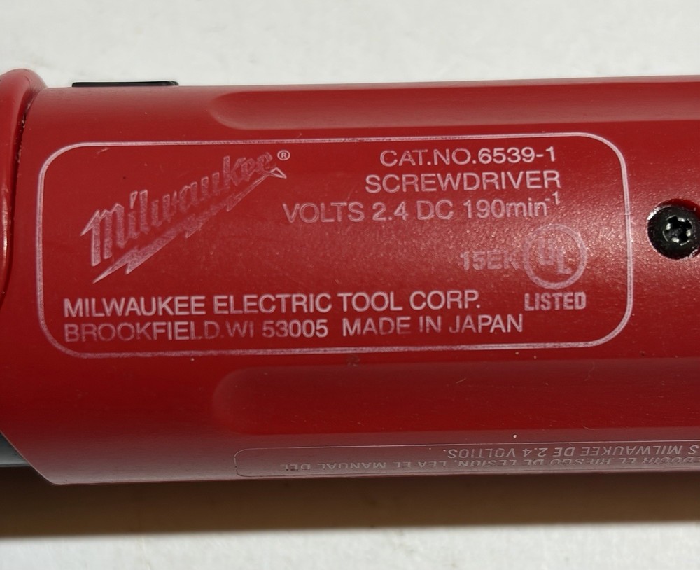 Milwaukee Screwdriver Model 6539-1
