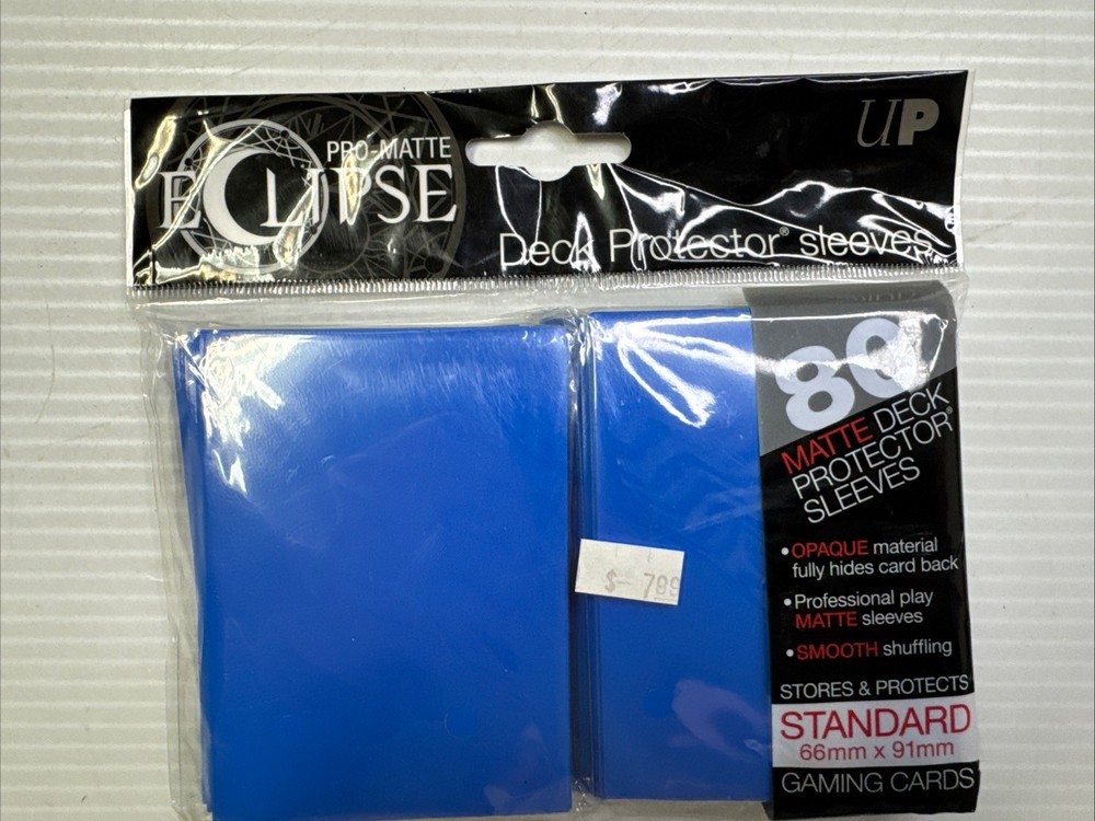 Deck Protectors - Pro Matte - Eclipse Blue - Pack of 80