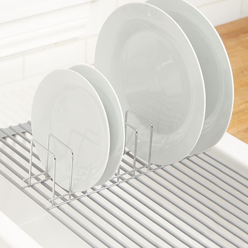 The Lakeside Collection Plate Rack Metallic