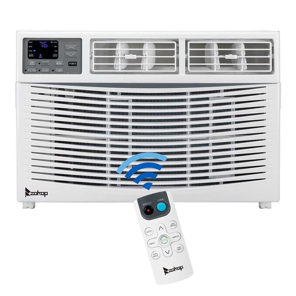 14000 BTU Smart Window Air Conditioner Window AC Unit with WiFi & Remote Control