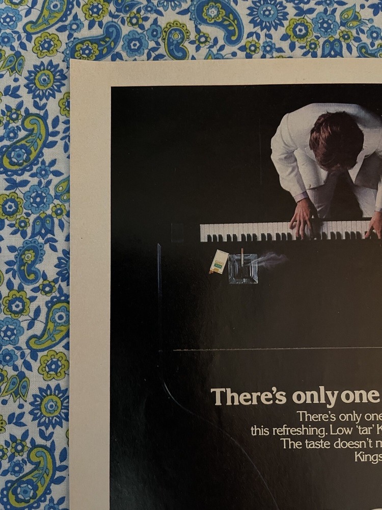 Vintage 1982 Kool Lights Cigarettes Print Ad
