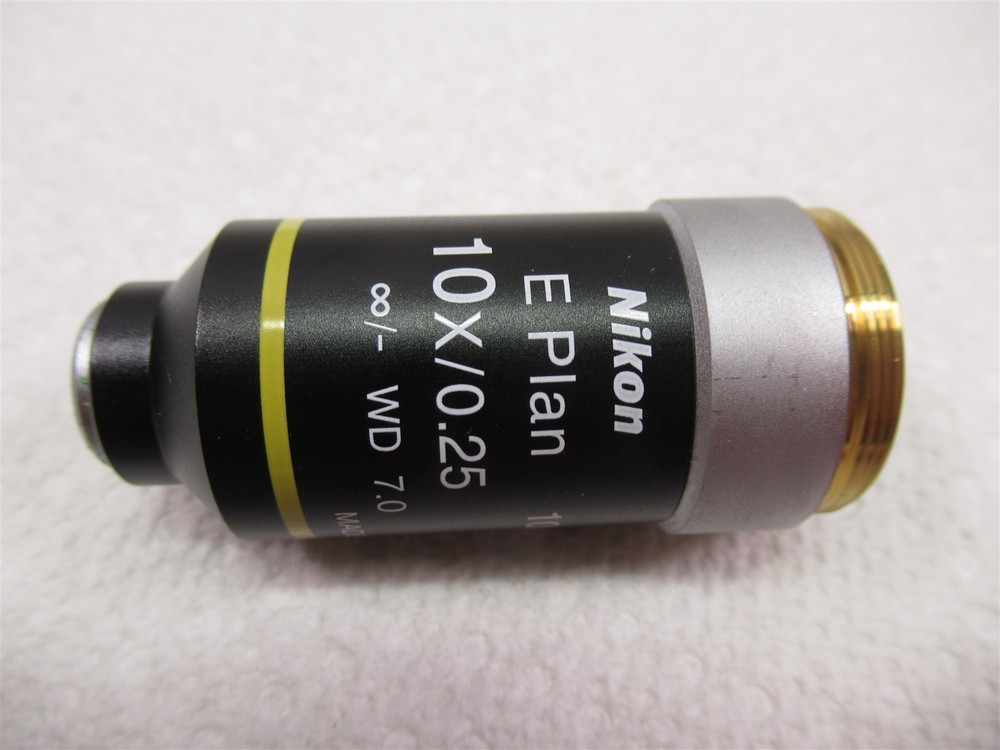 Nikon Eclipse E Plan 10x Microscope Objective Lens WD 7.0 Excellent Condition