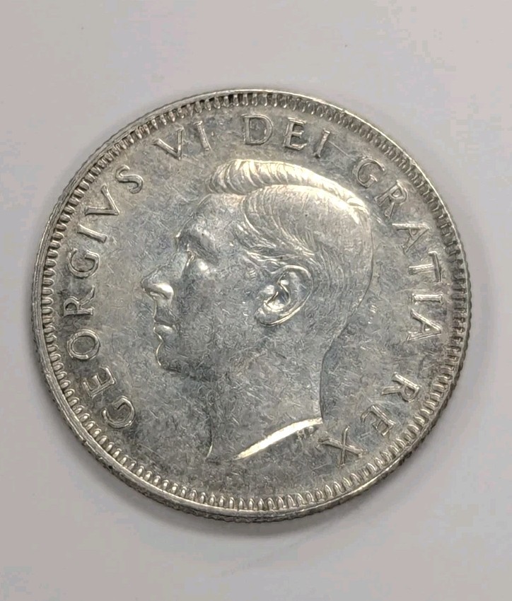 1948 Canada Silver Quarter- Key Date! T362