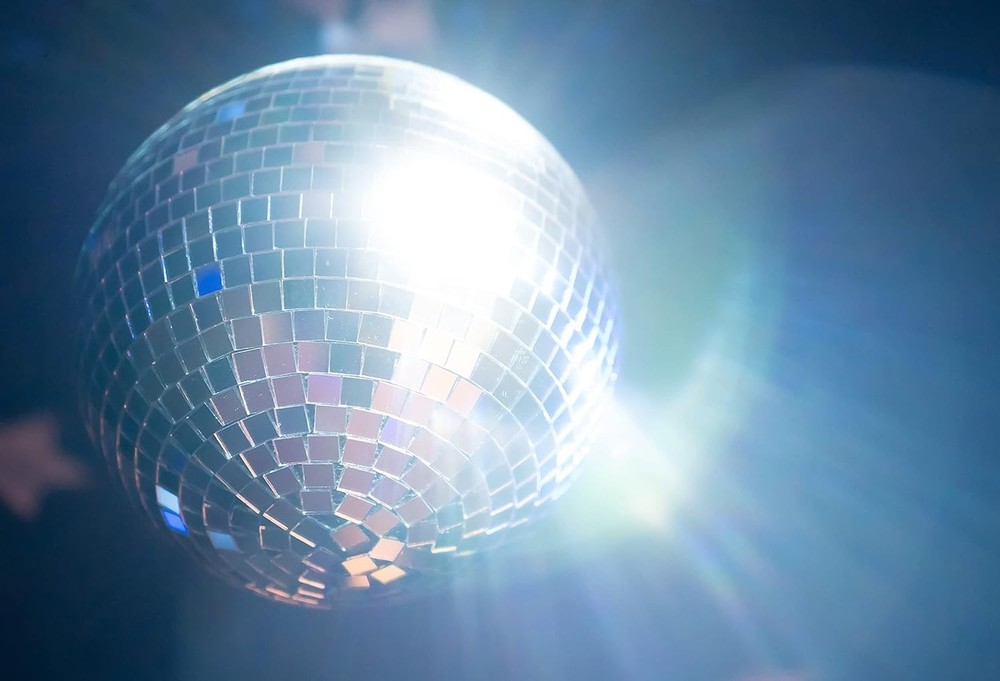 Mirror Disco Ball 4" Inch 4-Pack, Silver Hanging Ball with Attached String fo...