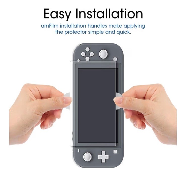 AmFilm Screen Protector For Nintendo Switch Lite 3pk