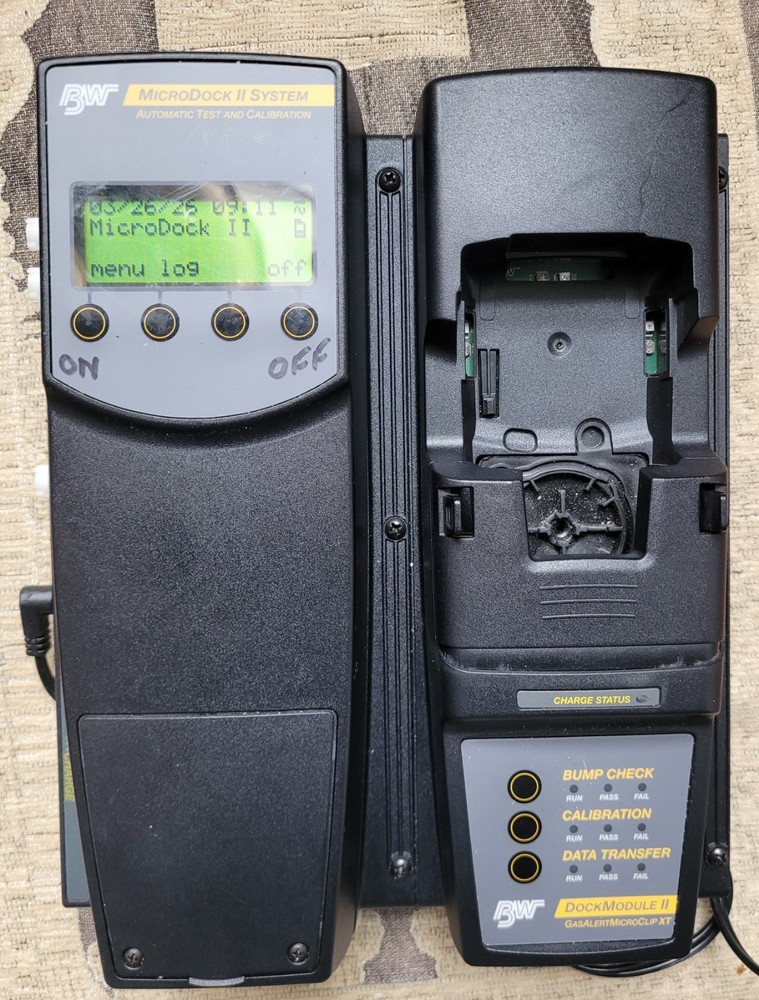 BW MicroDock II System & DockModule II GasAlertMicroClip XT Test & Calibration
