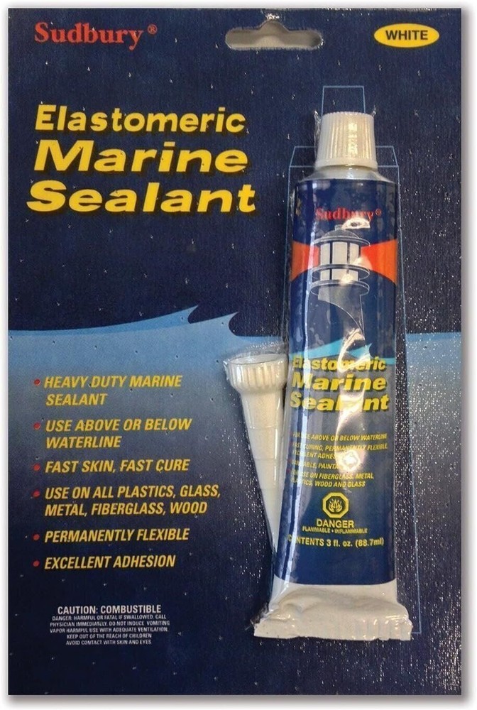320 Elastomeric Marine Sealant, 3-Ounce, White