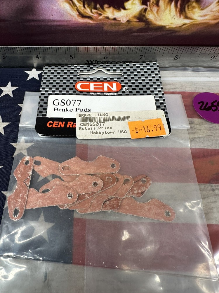CEN GS077 BRAKE PADS / LINNINGS: 10pc.