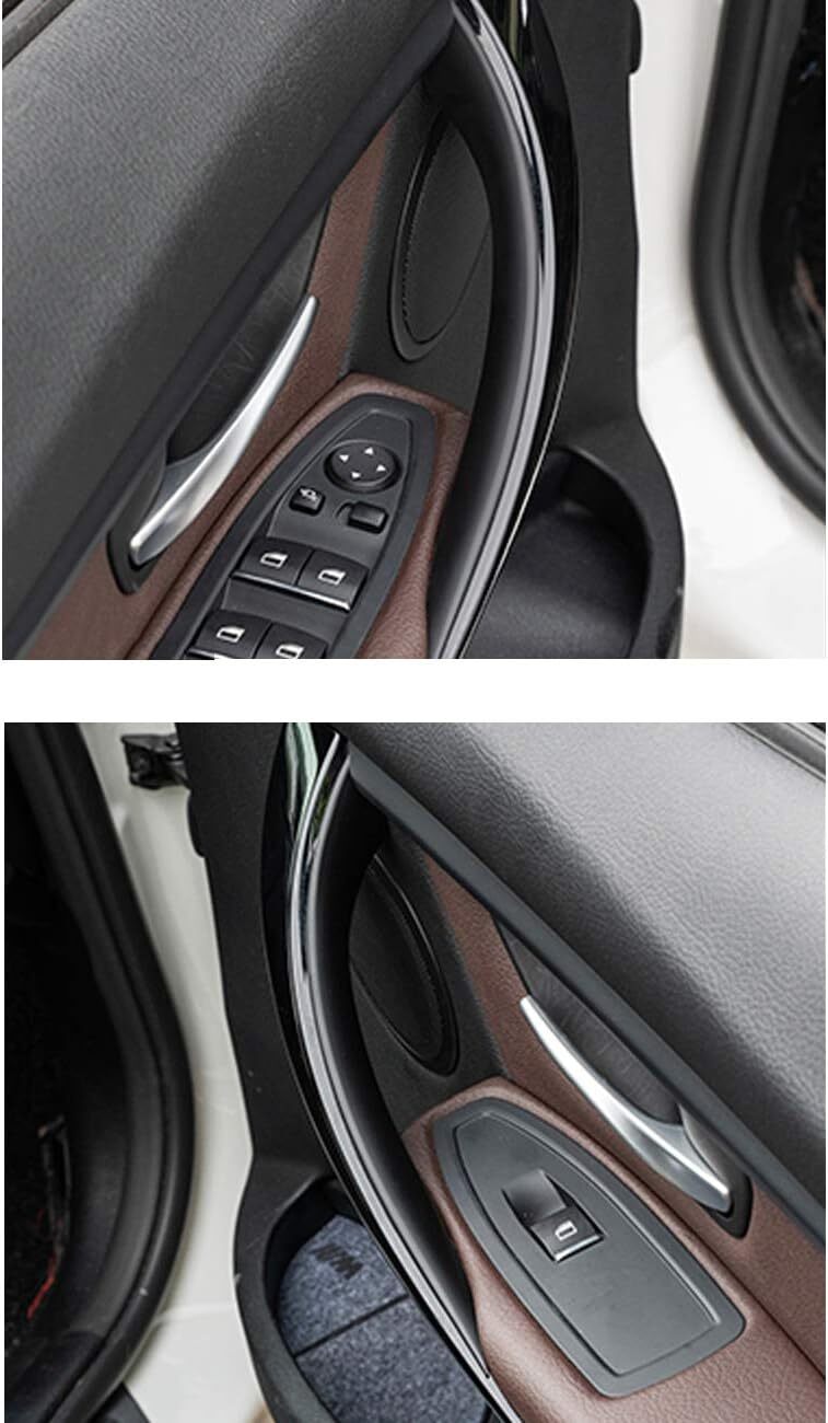 Inner Door Handle Trim Panel Pull Cover for BMW 3 4 Series F30 F31 F32 F36 L+R