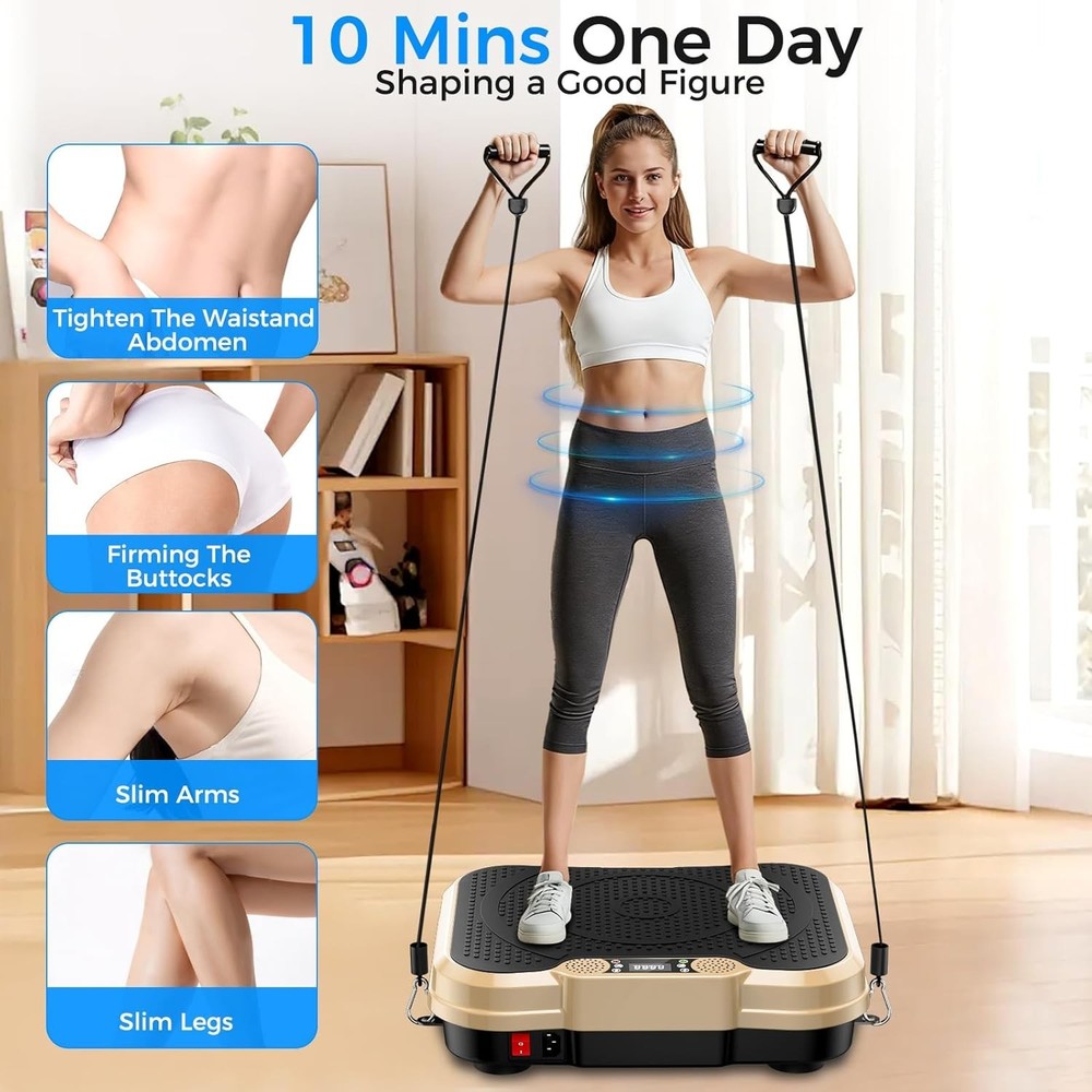 Vibration Plate Exercise Machine,Vibration Plate for Lymphatic Drainage Power