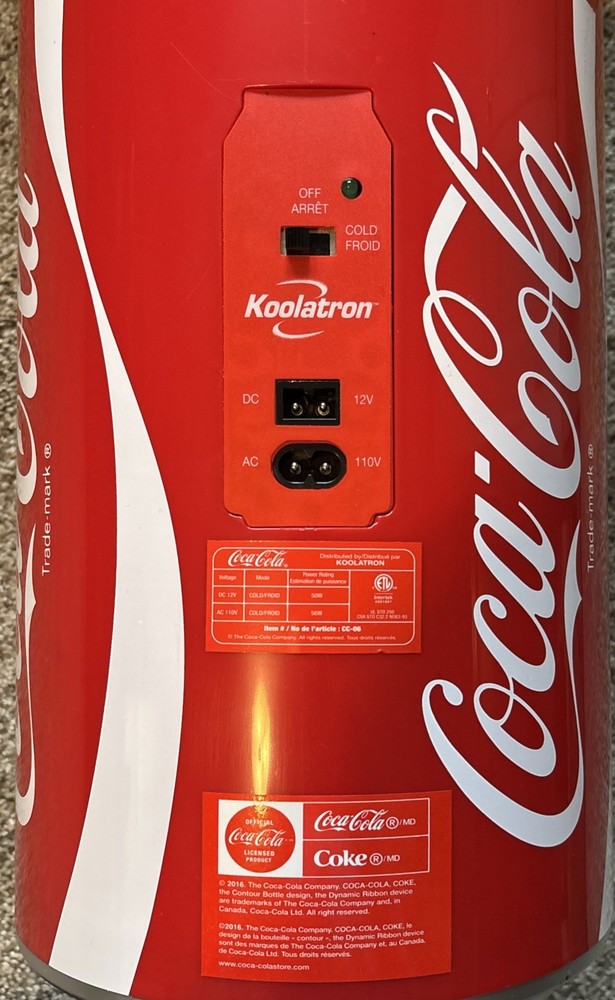 Coca-Cola Portable Mini Fridge # CC-06