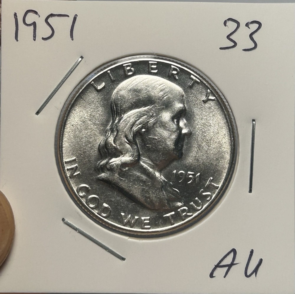 1951 Franklin Half Dollar Coin