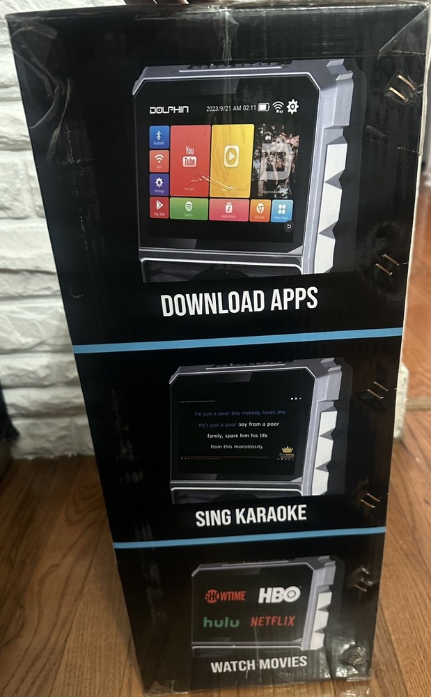 Dolphin KaraokeBox 85R Portable Karaoke Machine