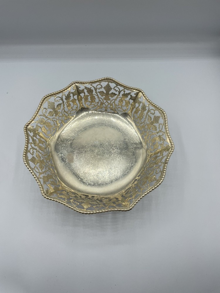 antique silver candy dish
