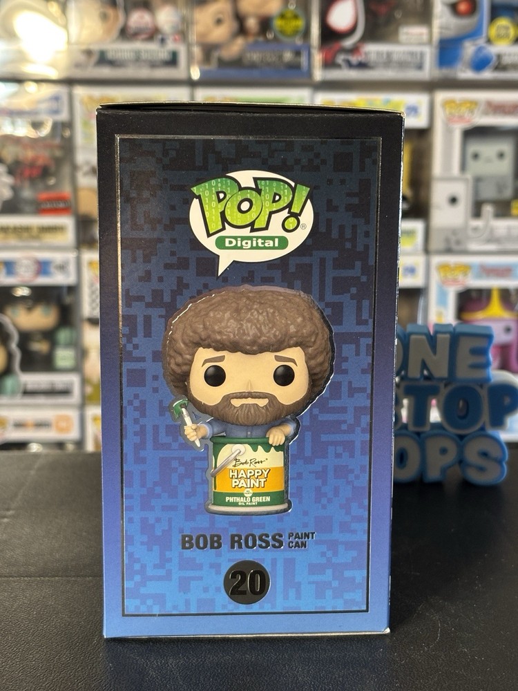 Funko Pop! Bob Ross Paint Can (Digital Pop! Release) MINT w/ Armor