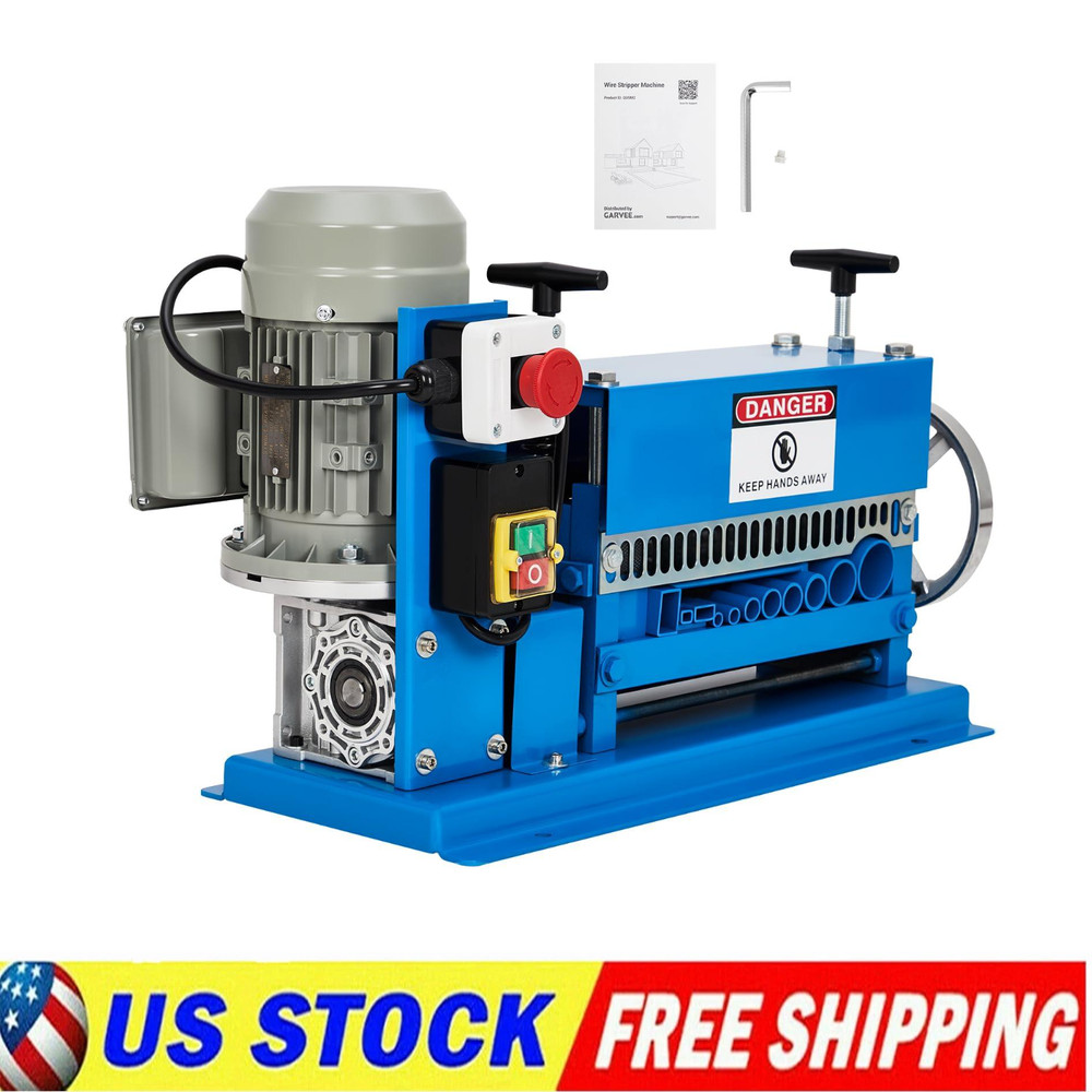 🔝Automatic Electric Wire Stripper Machine Tool 1.5-38 Mm Scrap Wire 11 Channel